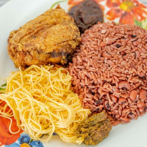 WAAKYE AND SAUCE